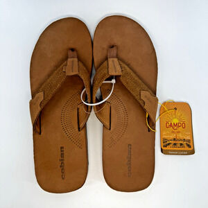 Cobian Mens Lazo Sandals Campo Del Sol Tan Mens Size 13 Flip Flops Thongs